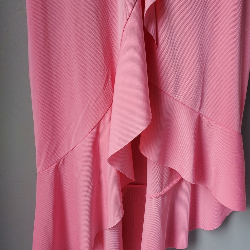 Zara Ruffle Dress Pink Small - Picture 5 of 7